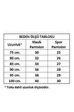 2'li Set x 3 Cm Klasik Suni Deri Erkek Çocuk Kemeri Düz ve Desenli Siyah
