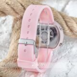 Led Watch Pembe Silikon Kordon Yetişkin Kız Kadın Saat ST-303770