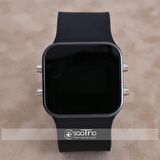 SaaTTino Watch Siyah Kasa Siyah Kordon Led Free Dijital Kol Saati ST-303894