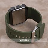 SaaTTino Watch Siyah Kasa Haki Yeşil Kordon Dijital Ekran Unisex Kol Saat ST-303895