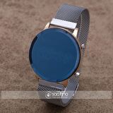 Kadın Şık Dijital Led Watch Mıknatıs Kordon Ayna Kadran Kol Saati ST-303940