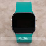SaaTTino Petrol Yeşili Silikon Kordonlu Dijital Unisex Bayan Kol Saati ST-303954