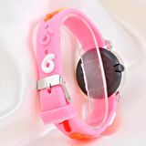 Pinkoli Pembe Led Silikon Kordonlu Şık Şirin Çocuk Kol Saati ST-304142