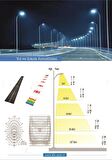 50W Led Yol Sokak Armatür DLS Park Bahçe Çevre Site Bina Dış Mekan Lamba Aydınlatma Ledli Sokak Armatürü