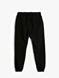 Erkek Çocuk Kargo Jogger Pantolon Cepli Beli Bağlamalı - 4SKB40007TW