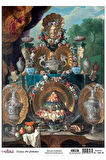 Natürmort Koleksiyonu Sl005 - Pirinç Dekopaj 30*42 Cm