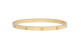 Unisex Şans Model Gold Renk Çelik Bilezik