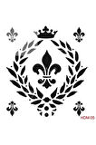 HDM05 Başak Çember Stencil 25x25