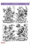 Lineart Çiçek Desenli Sulu Transfer Lnt-71 25x35