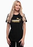 Puma 848303 02 Ess Metallic Logo Tee Kadın T-shirt 