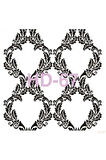 HD67 Damask Desen Stencil 45*45
