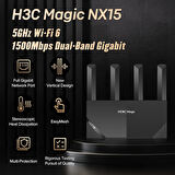 H3C Magic NX15 1500Mbps Dual-Band Gigabit Wi-Fi 6 Router 