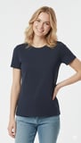 Unisex Kadın - Erkek Regular Kalıp Lacivert Basic Tişört