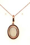 Birinci1926 925 Ayar Gümüş Mother Of Pearl Vintage Sedef Kolye
