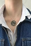 Birinci1926 925 Ayar Gümüş Mother Of Pearl Girdap Sedef Kolye
