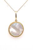 Birinci1926 925 Ayar Gümüş Mother Of Pearl Sedefli Kolye