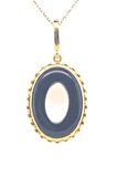 Birinci1926 925 Ayar Gümüş Mother Of Pearl Onix Kolye