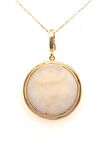 Birinci1926 925 Ayar Gümüş Mother Of Pearl Vintage Sedef Kolye