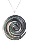 Birinci1926 925 Ayar Gümüş Mother Of Pearl Multicolor Sedefli Kolye
