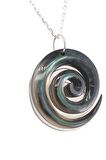 Birinci1926 925 Ayar Gümüş Mother Of Pearl Multicolor Sedefli Kolye
