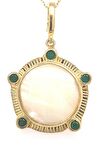 Birinci1926 925 Ayar Gümüş Mother Of Pearl Sedefli Kolye