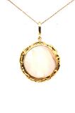 Birinci1926 925 Ayar Gümüş Mother Of Pearl Vintage Sedef Kolye