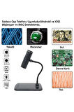 1000X WiFi Dijital LED Kablosuz Pilli Mikroskop 1080P