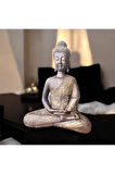 Dekoratif Buda Heykel, Oturan Bilge, Ev Dekorasyon