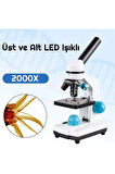 HD Dijital Mikroskop Kiti - 2000x Büyütme, Monoküler ve Biyolojik Kullanım