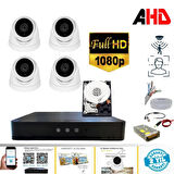 ARNA 5 MP LENS 2MP 1080P FULL HD İÇ MEKAN DOME GÜVENLİK KAMERA SETİ 500 GB HDD DAHİL - ST24500K