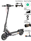 St3 Pro Elektrikli Scooter 1350w Güç 75 Km Menzil - Turbo Mod - %28 Eğim Perf. Dörtlü Süspansiyon
