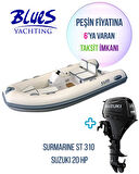 SURMARINE ST 310 + SUZUKI 20 HP MOTOR