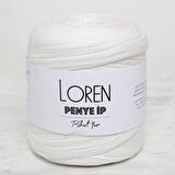 Sylar Loren Penye Kumaş El Örgü İpi Açık Krem - 43 - 33472