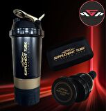 ST SPORT Supplement Turk 3 Bölmeli Super Shaker + Pillbox + Huni