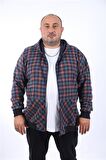 Starbattal Büyük Beden Sweat Kanguru Cep Square 22208-1508