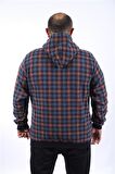 Starbattal Büyük Beden Sweat Kanguru Cep Square 22208-1508