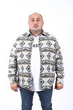 Starbattal Büyük Beden Oduncu Gömlek Gray Wolves 22213-2631