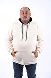 Starbattal Büyük Beden Erkek Basic Sweat Kapüşonlu 11700-122