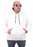 Starbattal Büyük Beden Erkek Basic Sweat Kapüşonlu 11700-4417