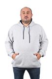 Starbattal Büyük Beden Erkek Basic Sweat Kapüşonlu 11700-108