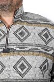 Starbattal Sweatshirt Oduncu Polo Yaka Fermuarlı 22220-2209