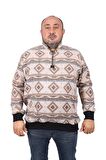 Starbattal Sweatshirt Oduncu Polo Yaka Fermuarlı 22220-2203