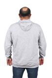 Starbattal Büyük Beden Basic Kapüşonlu Sweat 22705-1278