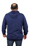 Starbattal Büyük Beden Basic Kapüşonlu Sweat 22705-1270