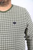 Starbattal Büyük Beden Erkek Bisiklet Yaka Sweatshirt 22715-771