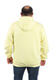 Starbattal Büyük Beden Unisex Kapüşonlu 3ip Sweat 11701 SARI