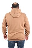 Starbattal Büyük Beden Unisex Kapüşonlu 3ip Sweat 11701 S.KAHVE