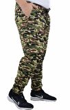Starbattal Büyük Beden Commando Camouflage Erkek Esofman Altı 23501 BEJ