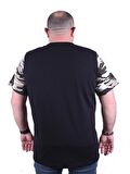 Starbattal Büyük Beden Cepli Camouflage Erkek Tişört 23145 HAKI