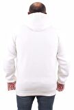 Starbattal Büyük Beden Unisex Kapüşonlu 3ip Sweat 11701 EKRU